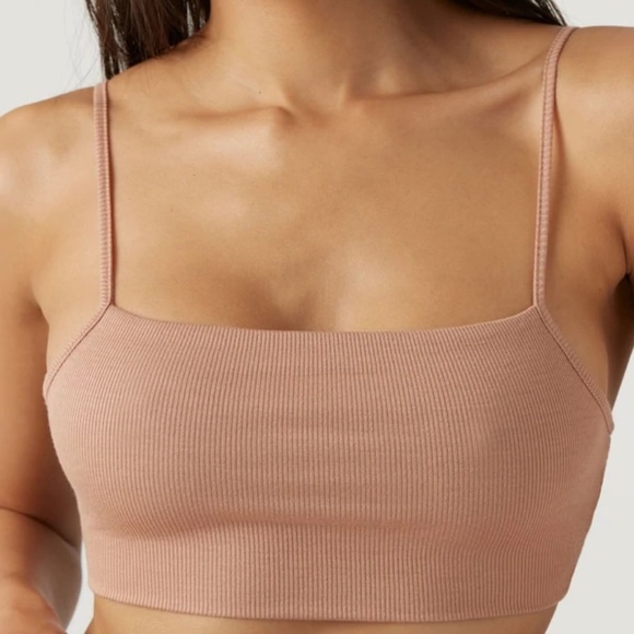 Joah Brown Square Neck Tank Bra - Picture 3 of 4